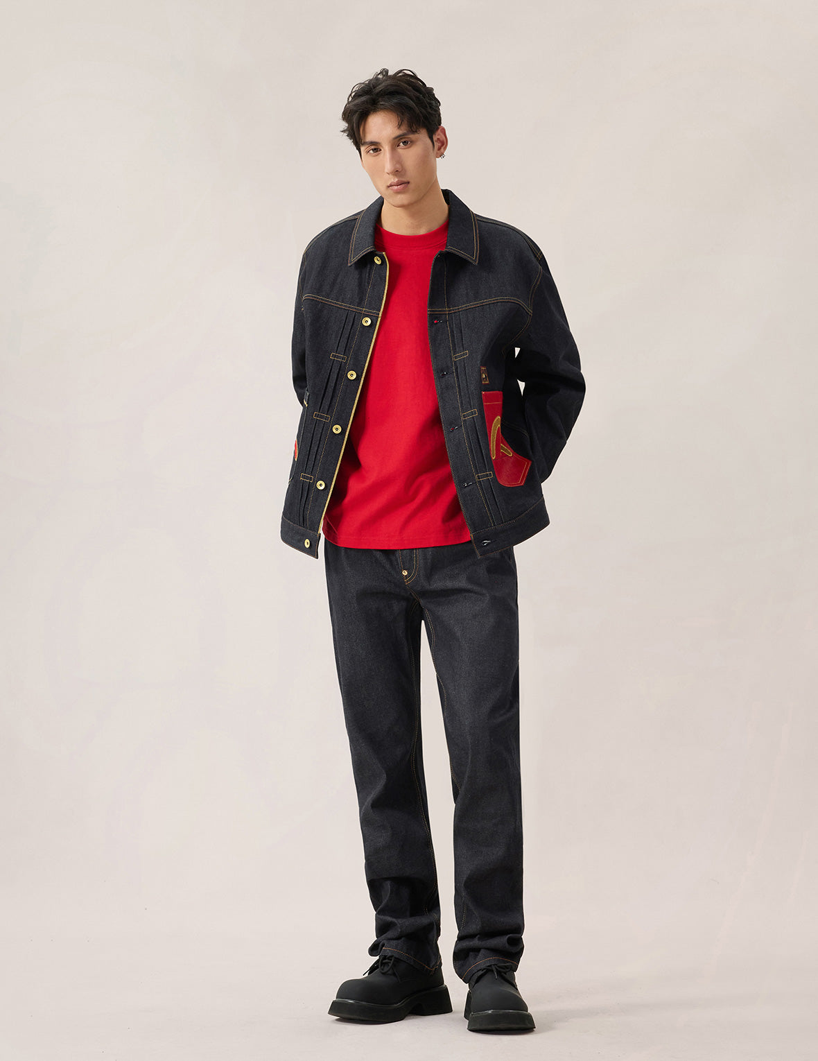 Year Of Horse Embroidery Daicock Jeans #2020