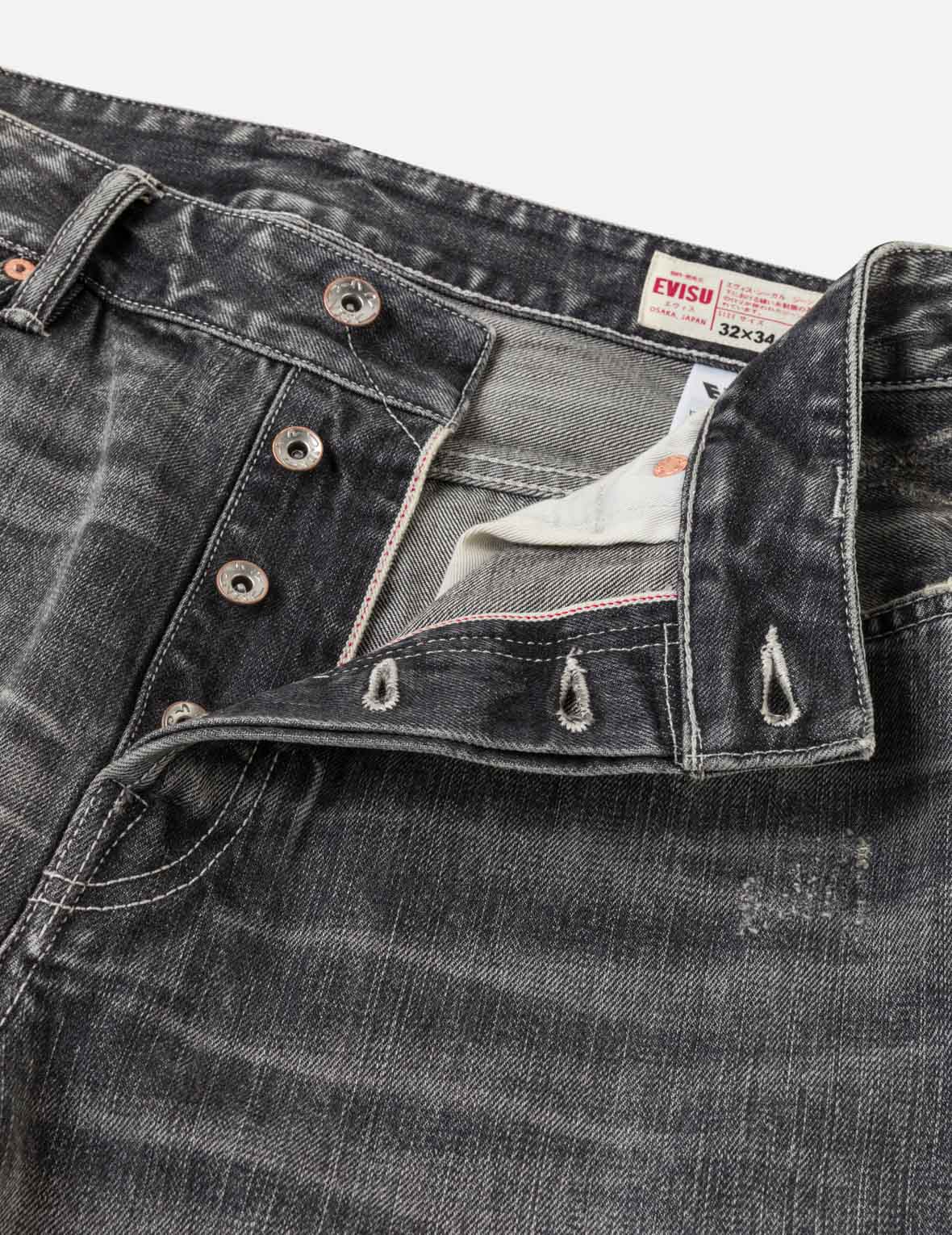 Black Palette Seagull Embroidery Jeans #2020