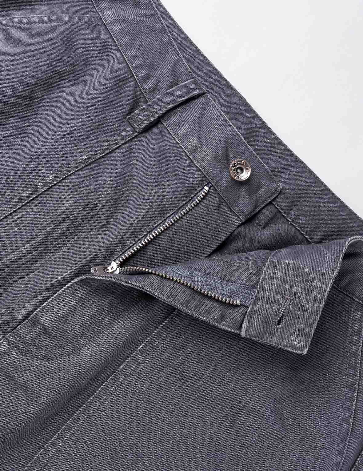 Back Flap Pockets Relax Fit Pants