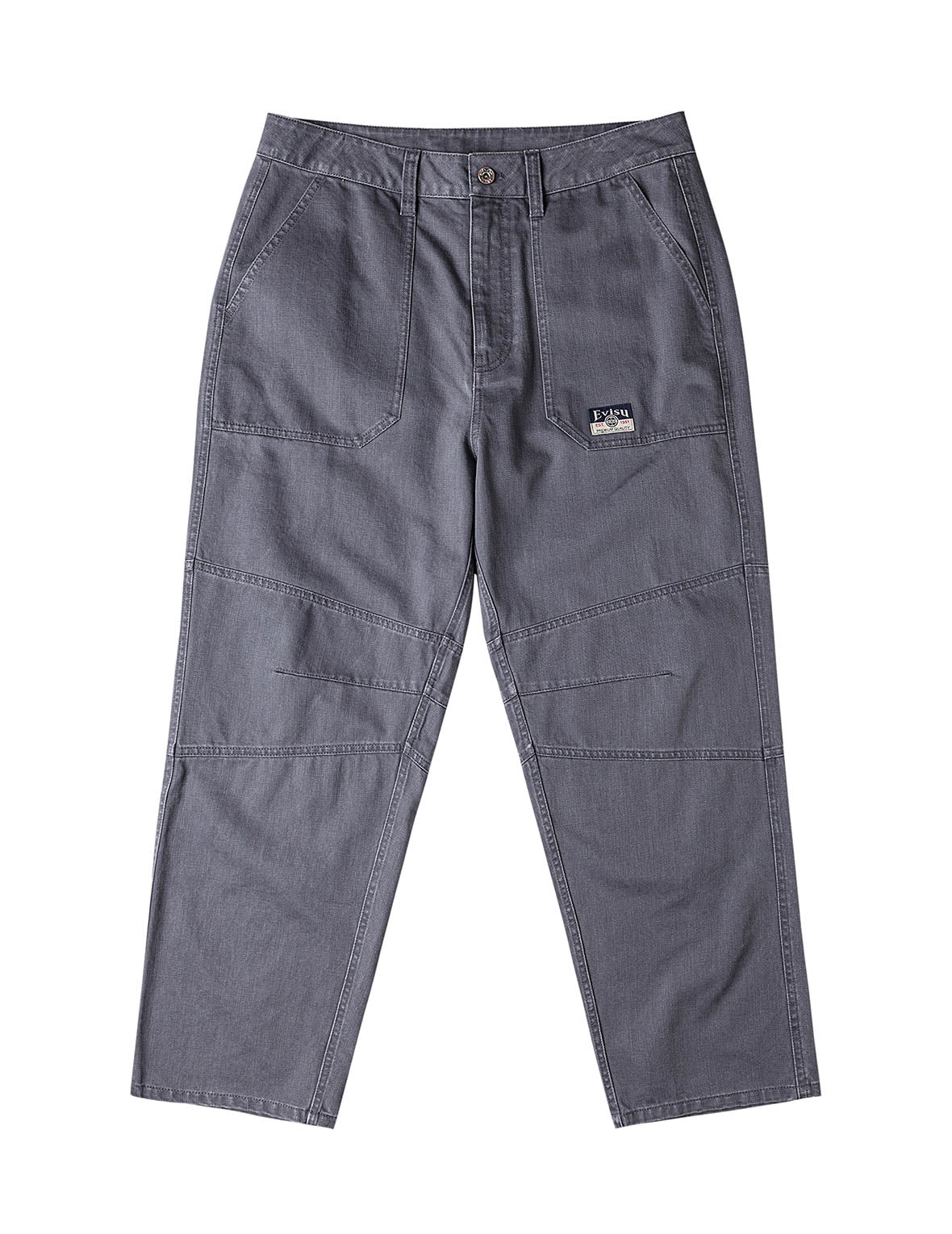 Back Flap Pockets Relax Fit Pants