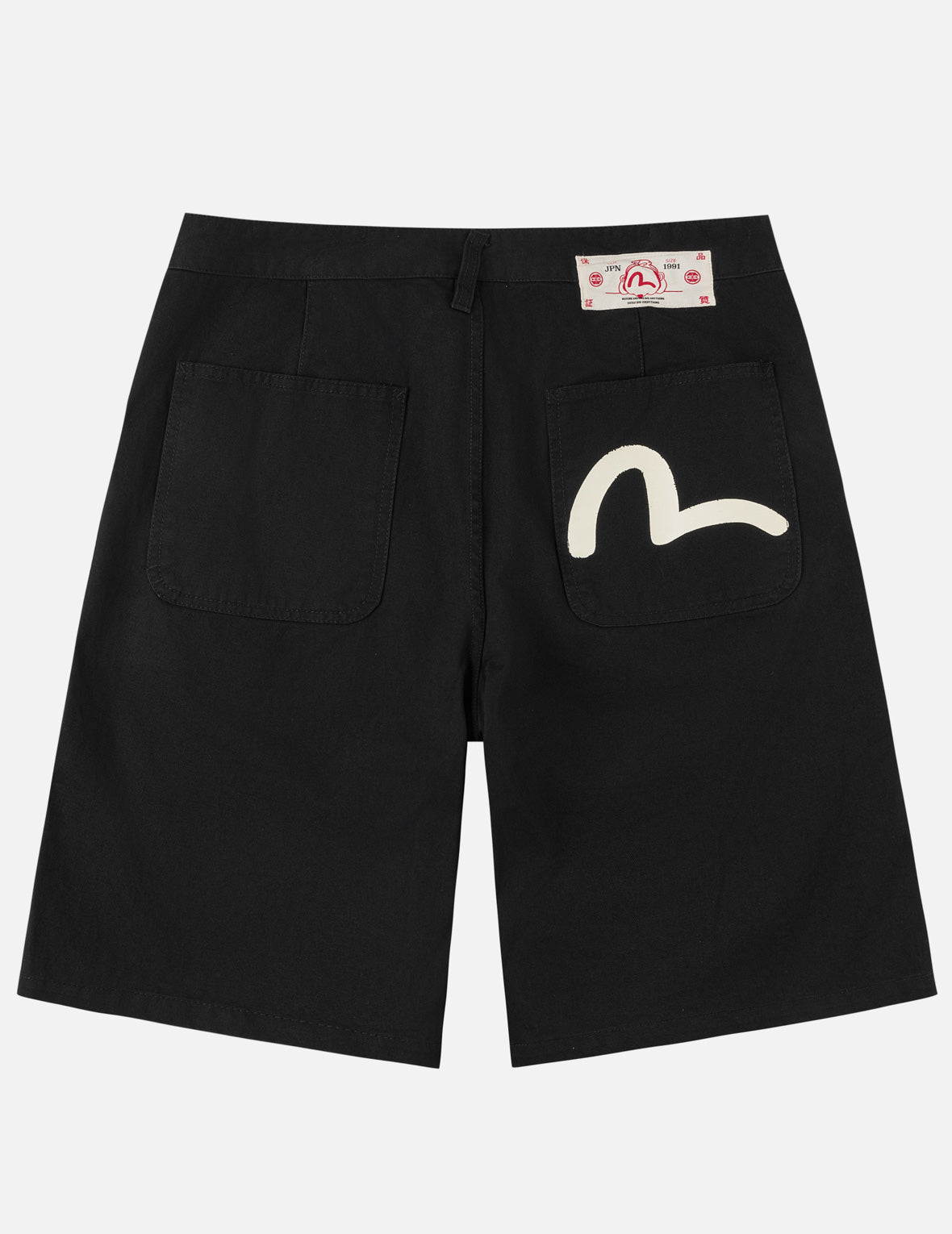 Seagull Print Pocket Shorts