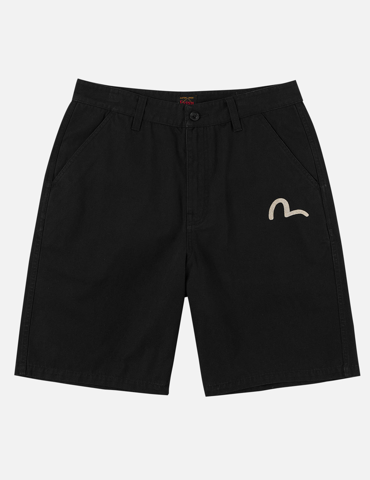 Daruma Print Woven Shorts