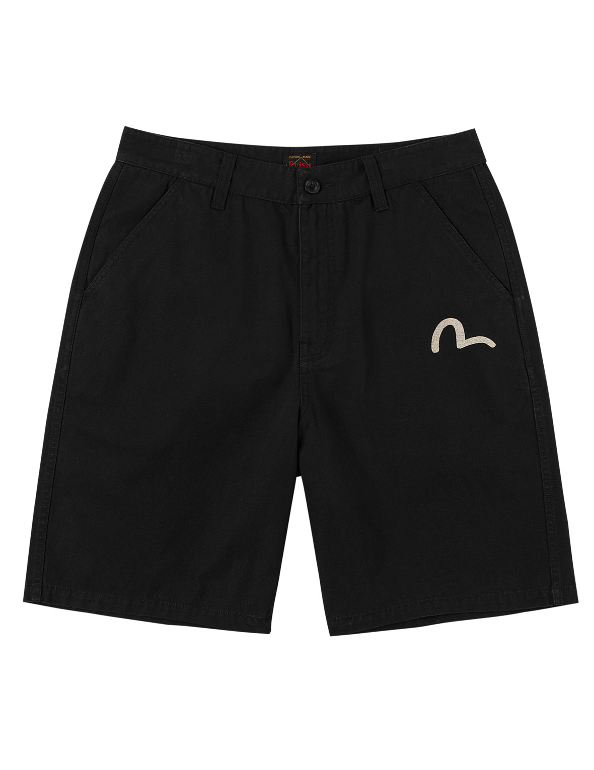 Daruma Print Woven Shorts