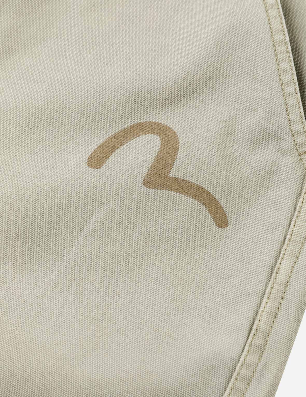 Daruma Print Woven Shorts