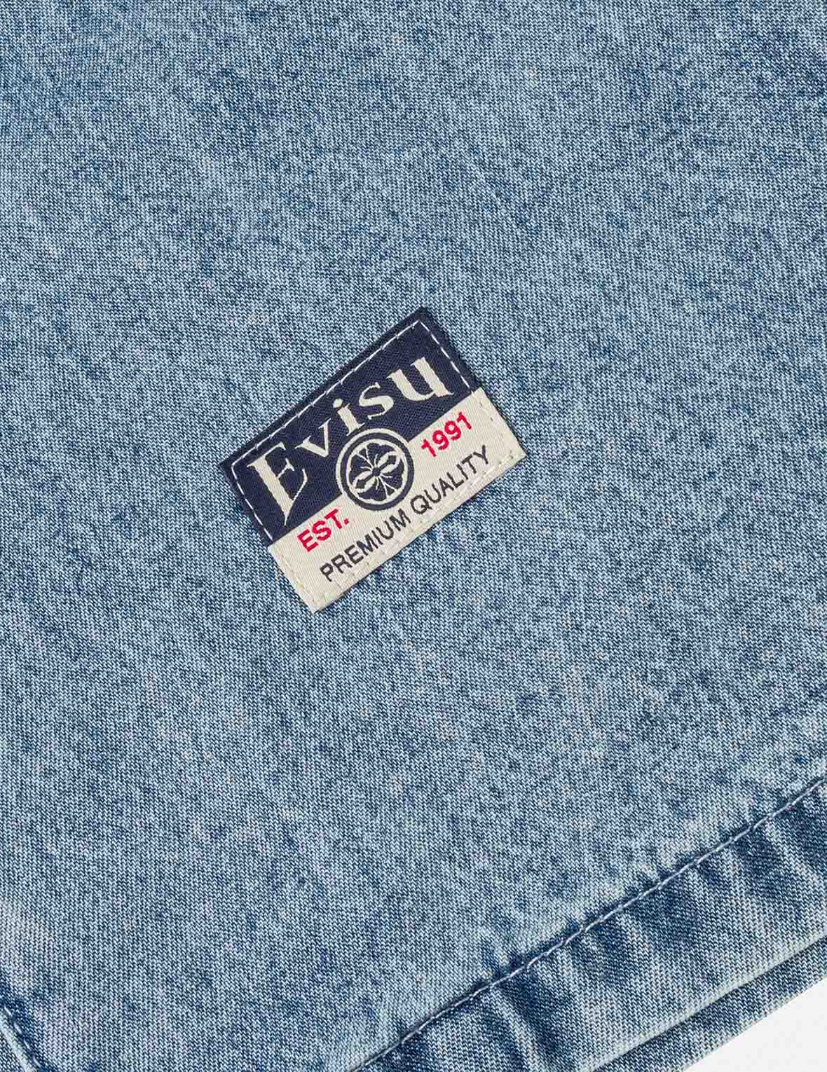Dual Pocket Boxy Denim Shirt
