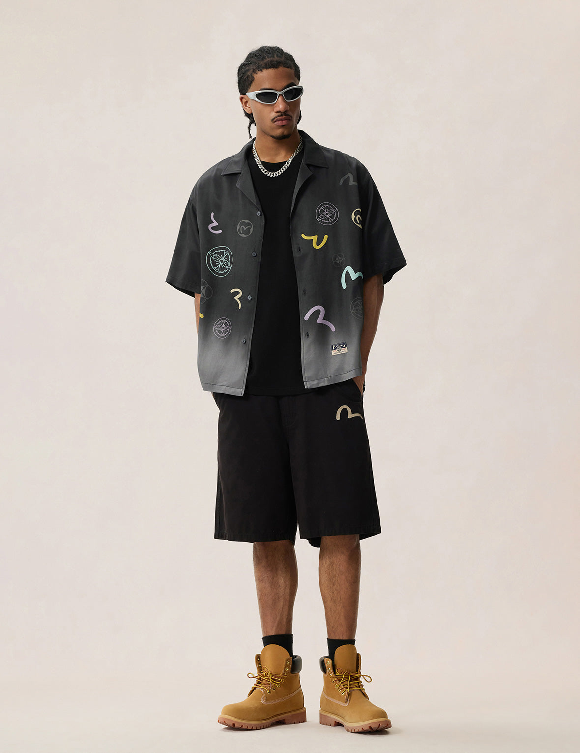 Dip-Dye Monogram Shirt