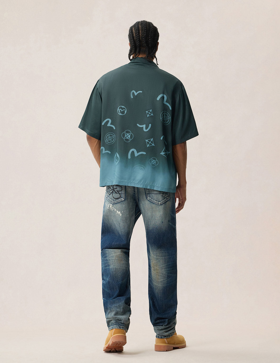 Dip-Dye Monogram Shirt