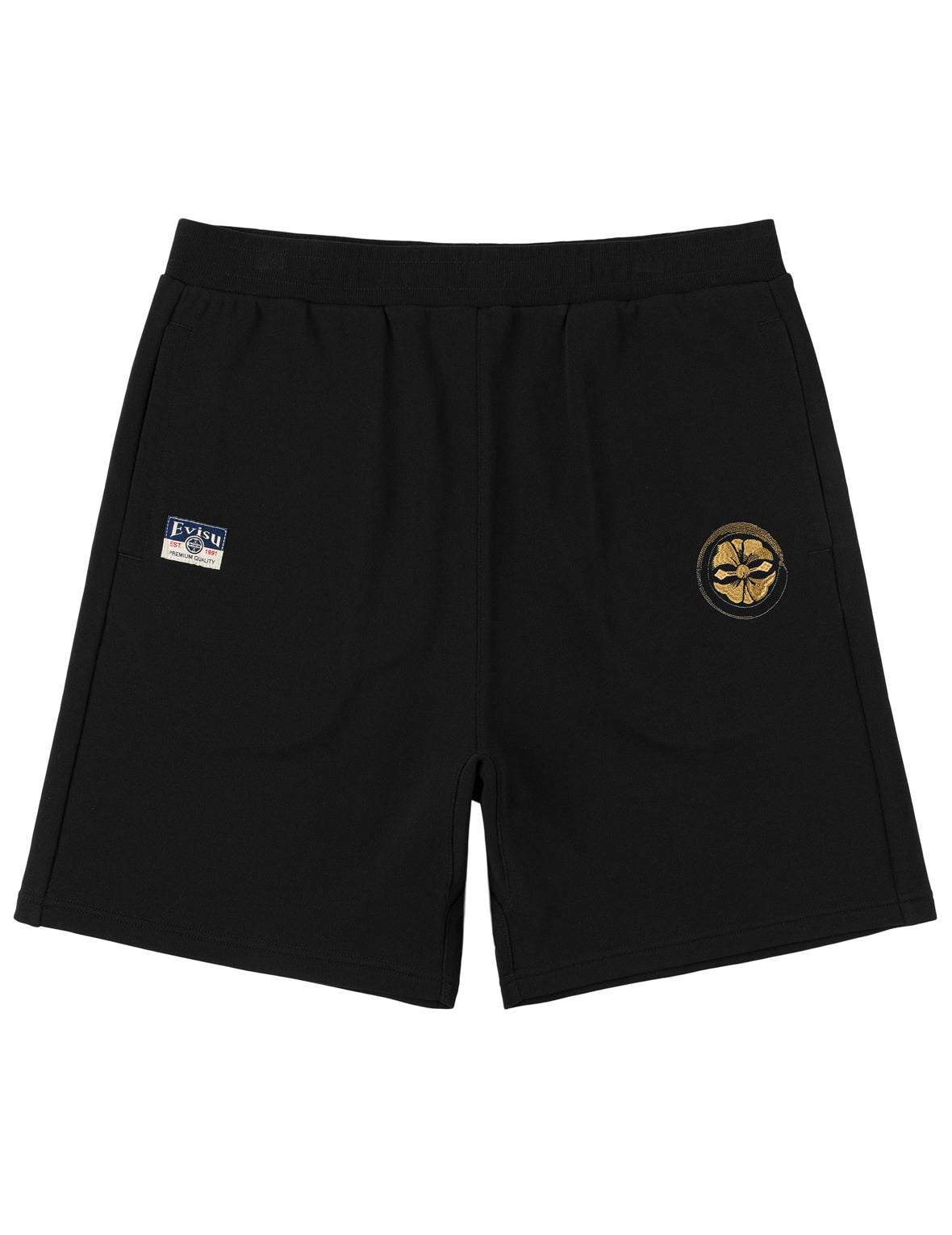 Kamon and Logo Embroidery Sweatshorts