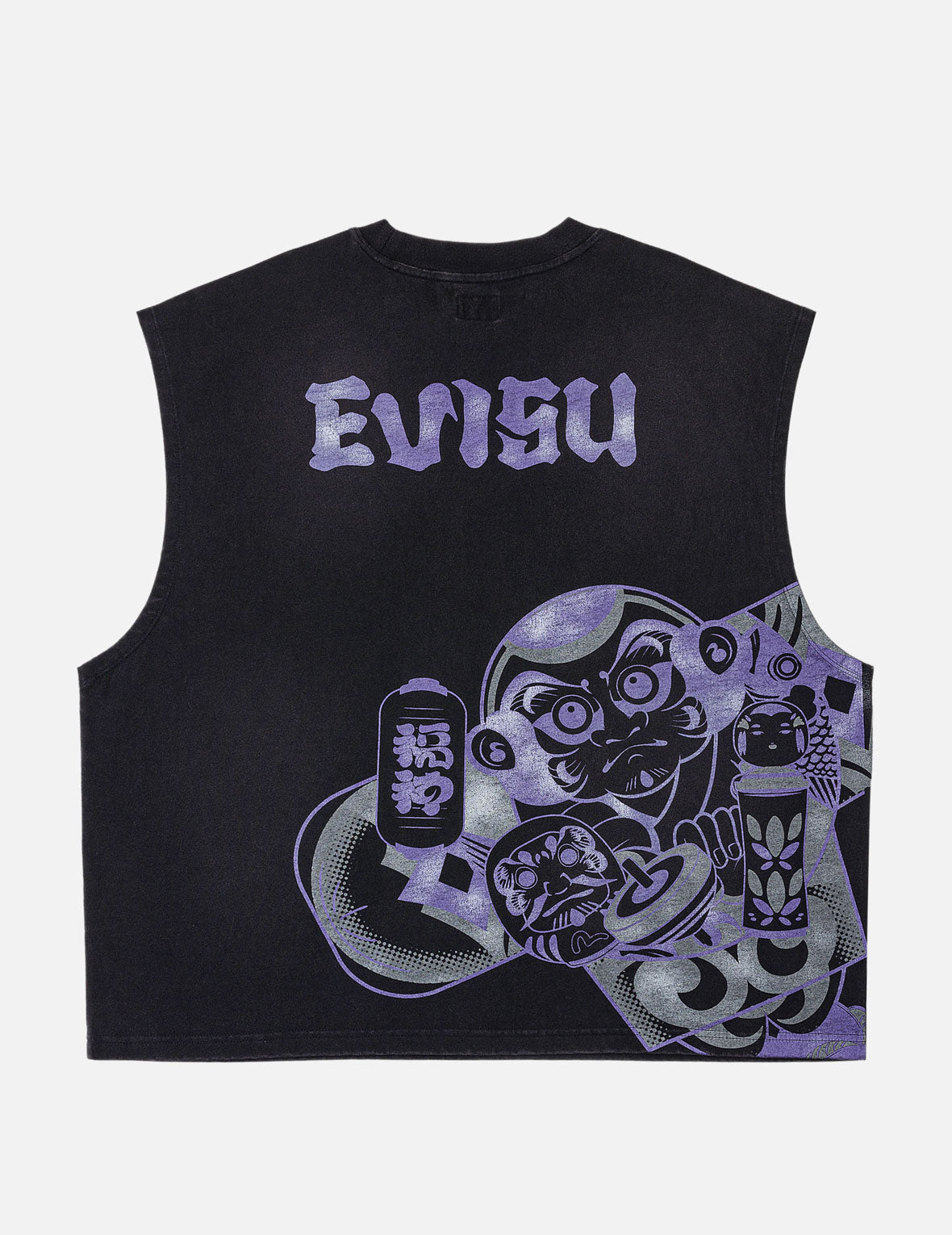 Japanese Toys Kite Print Tank Top