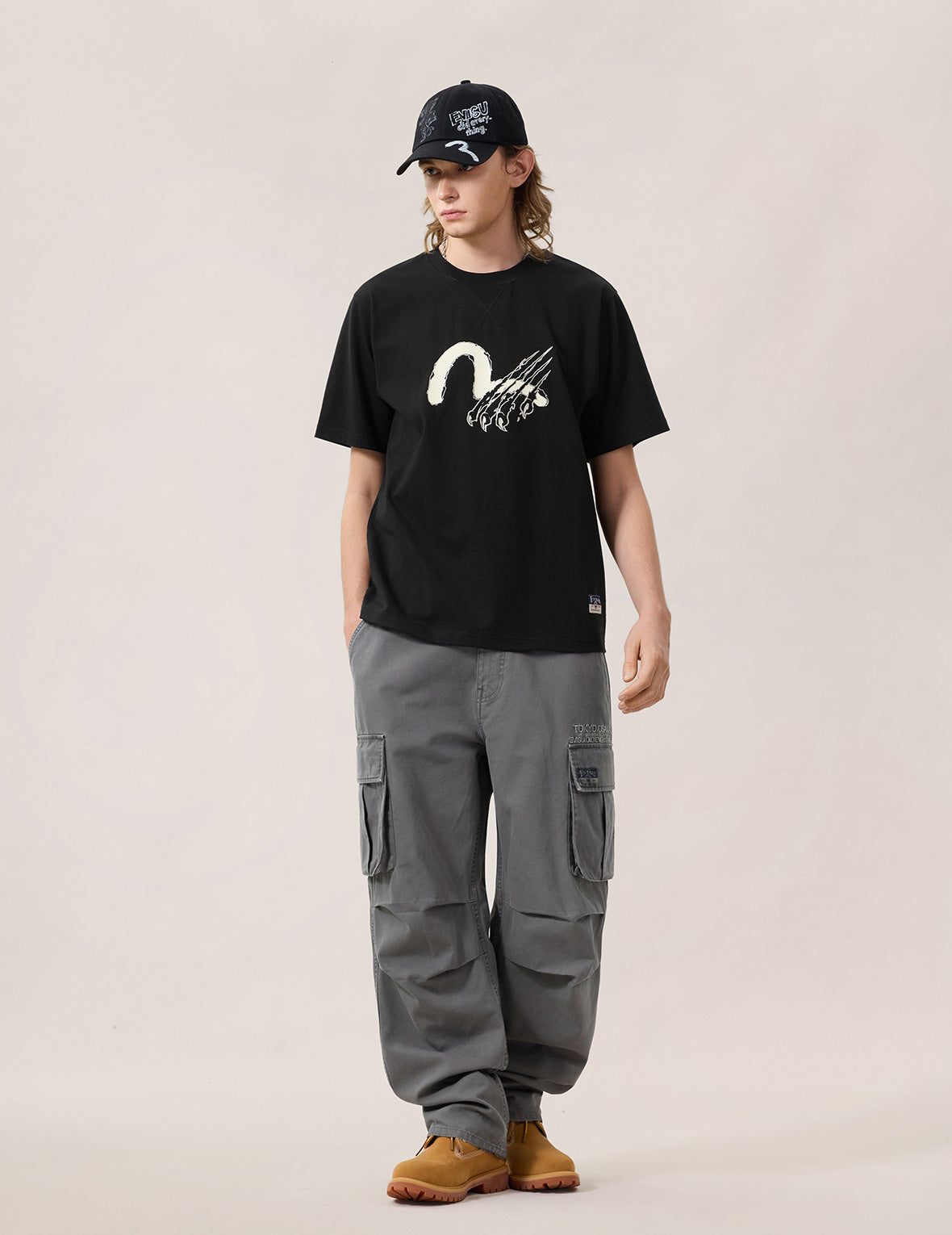 Seagull Claw Print T-shirt
