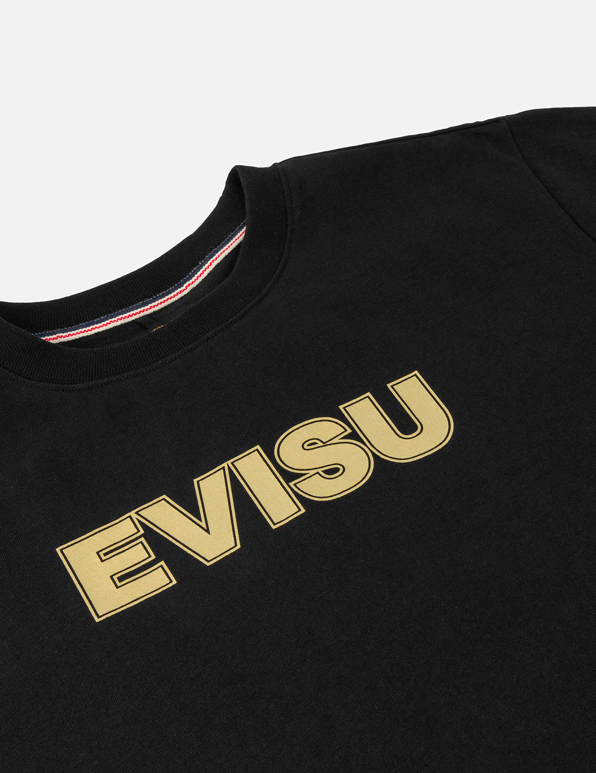 竹叶刺绣山水家纹T恤