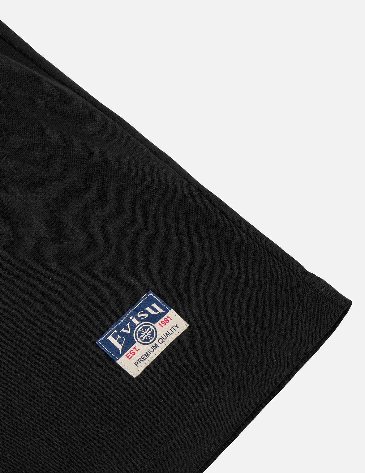 竹叶刺绣山水家纹T恤