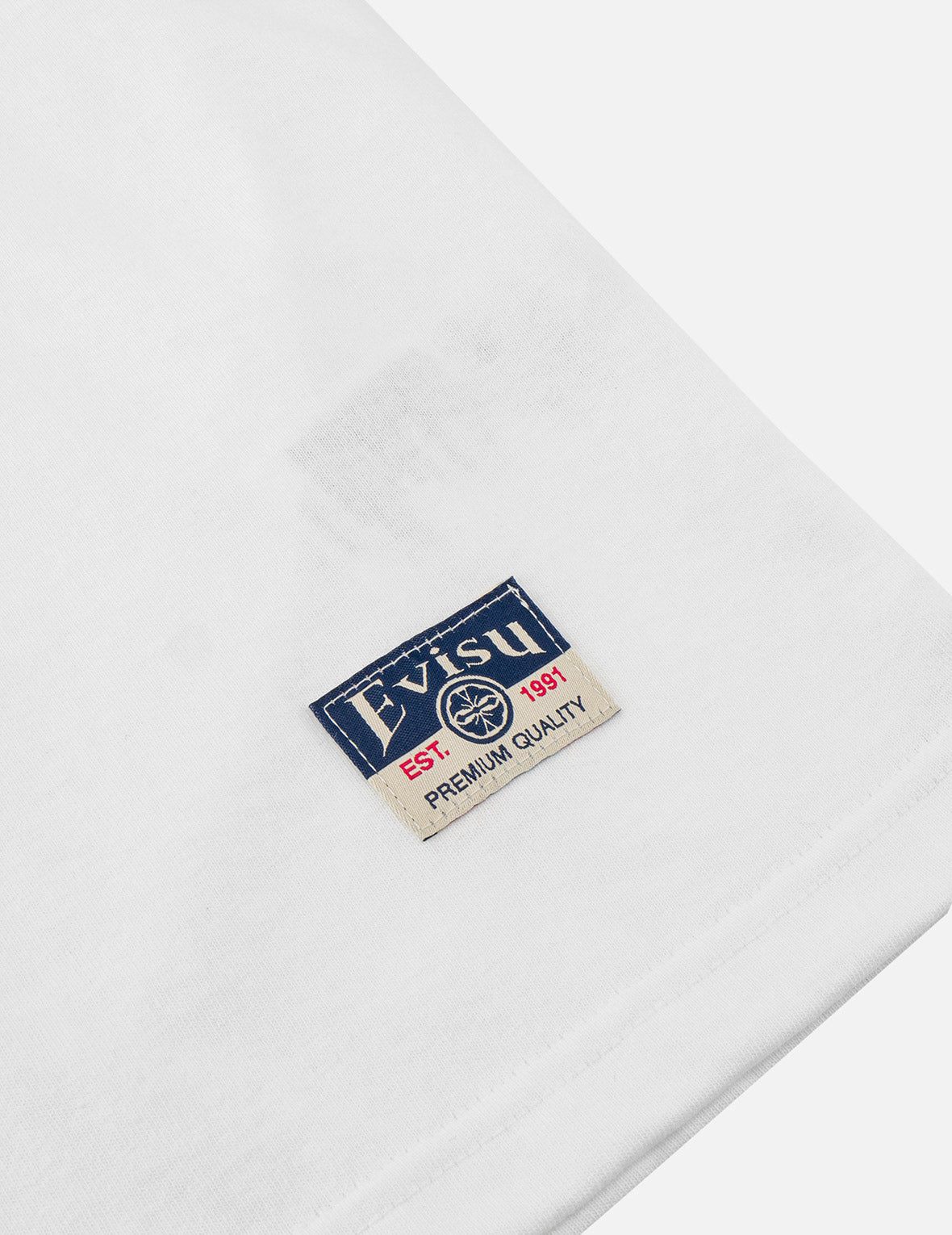 竹叶刺绣山水家纹T恤