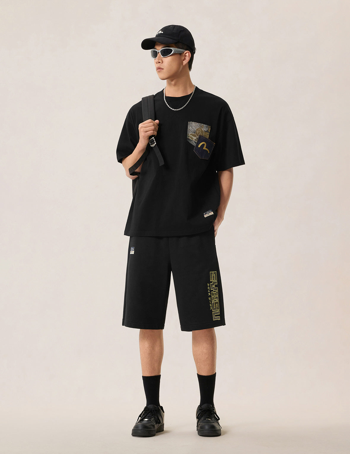 Brocade Patch Pocket T-shirt