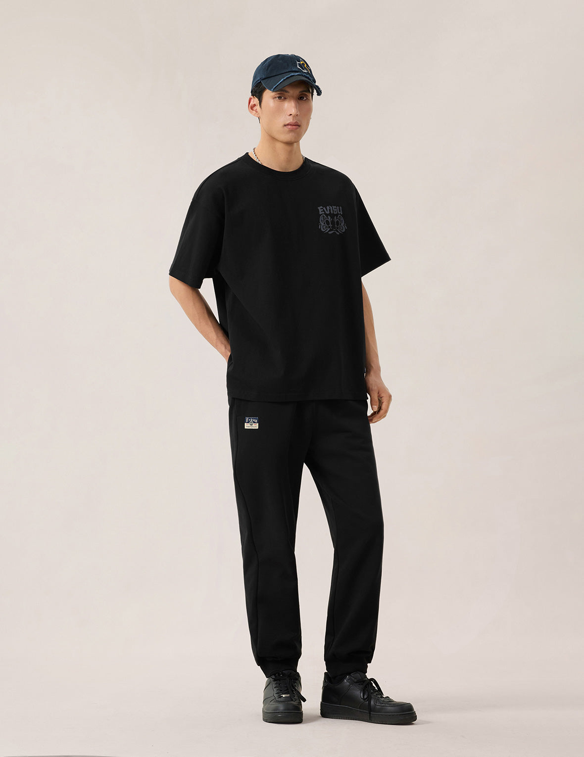 EVISU达摩图案T恤