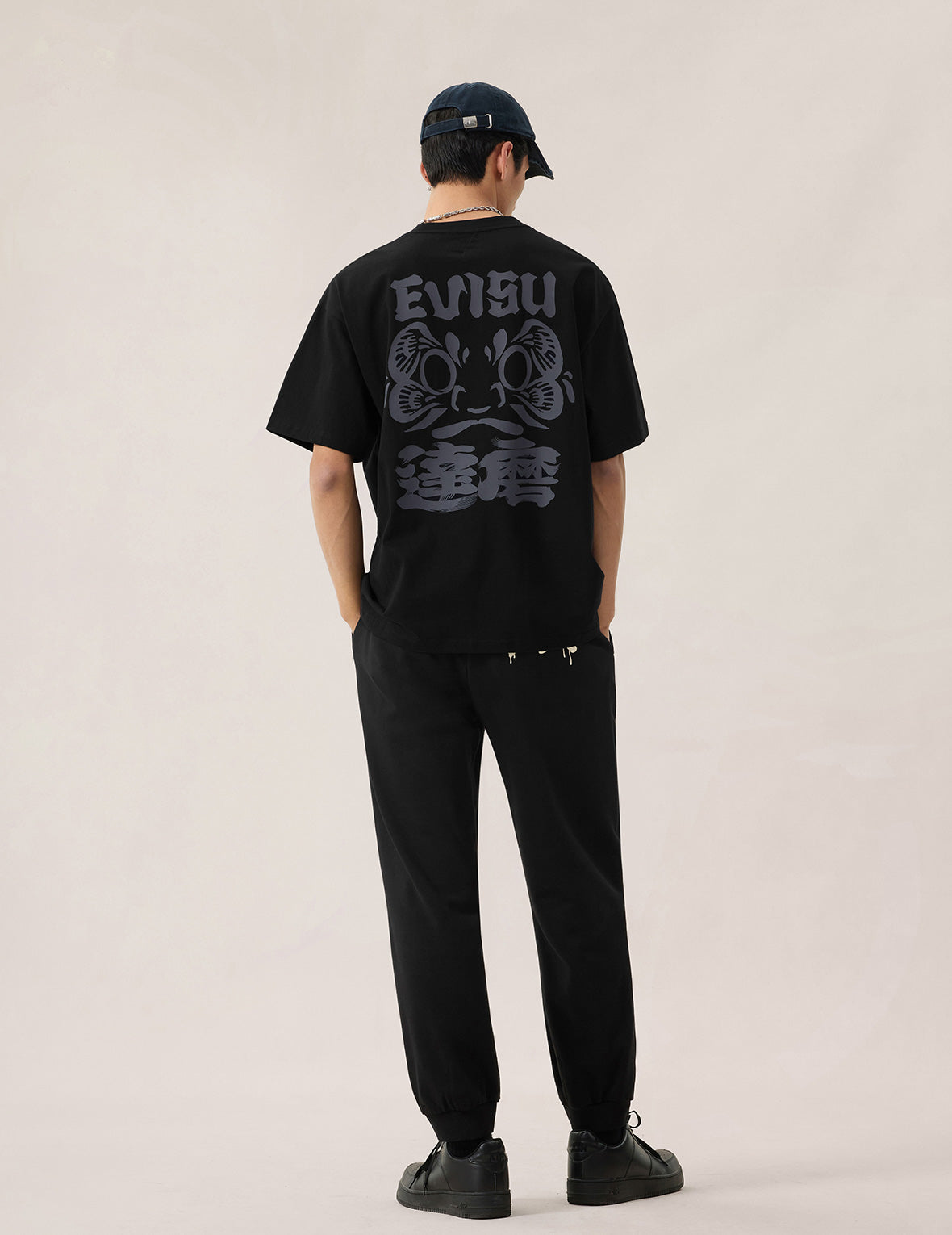 EVISU达摩图案T恤