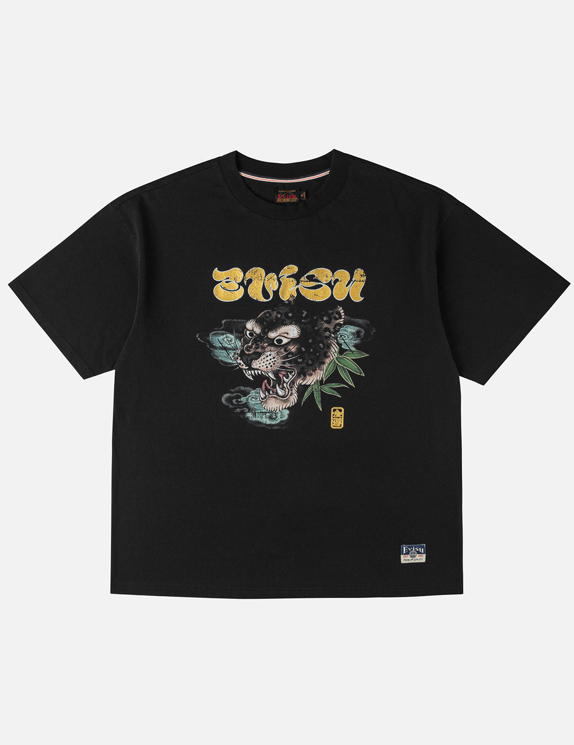 豹头印花T恤