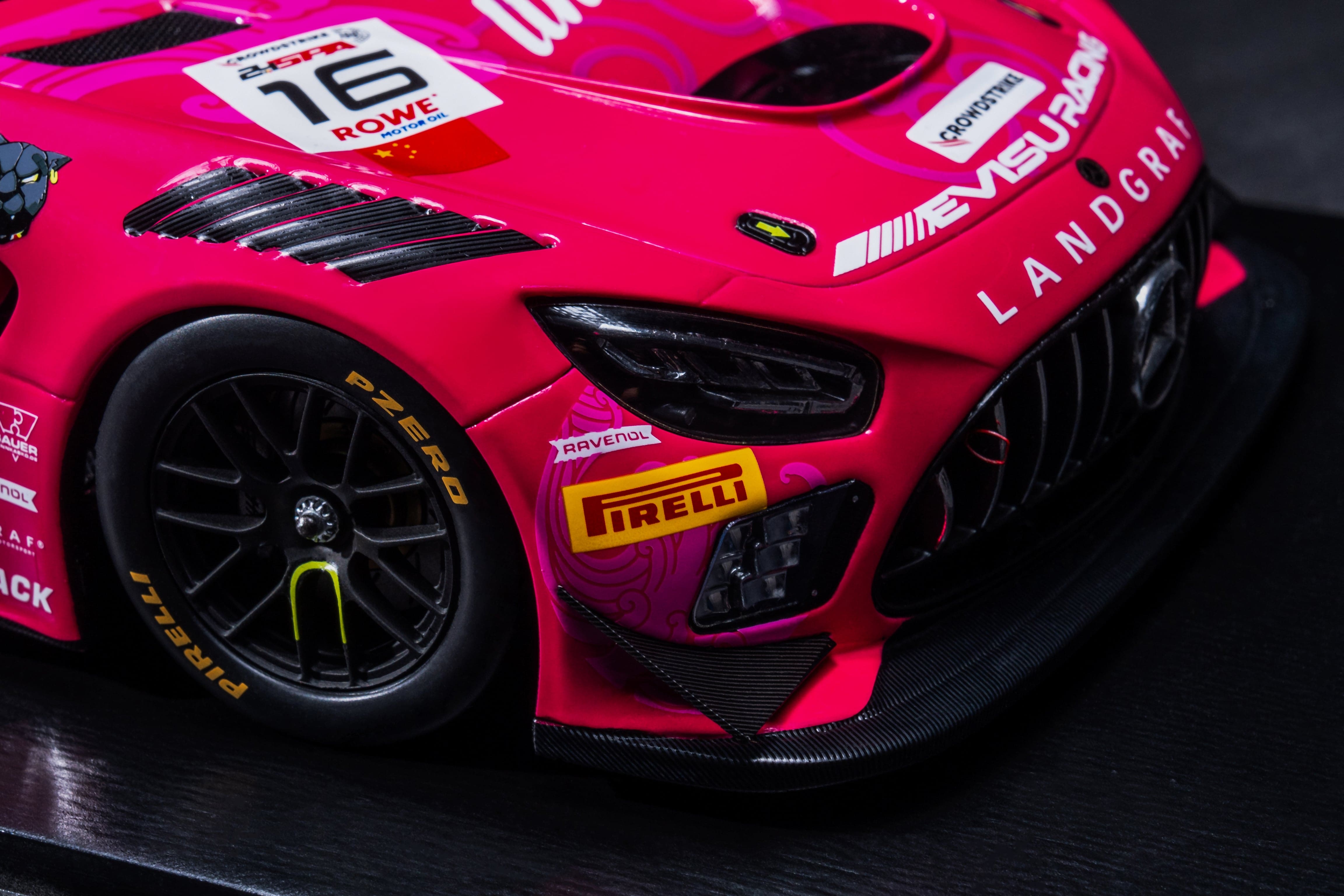 EVISU X Mercedes-AMG GT3 Evo 1:18 Scale Diecast Model Car