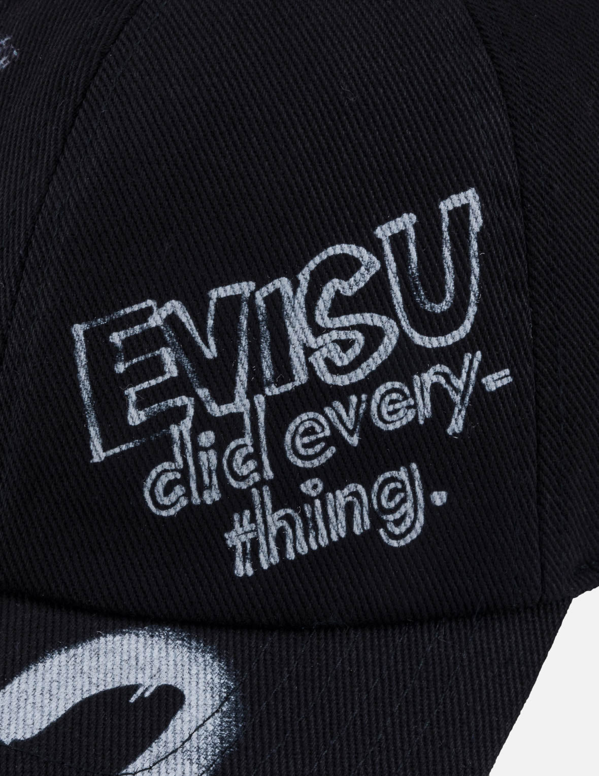 手绘风格经典图案鸭舌帽