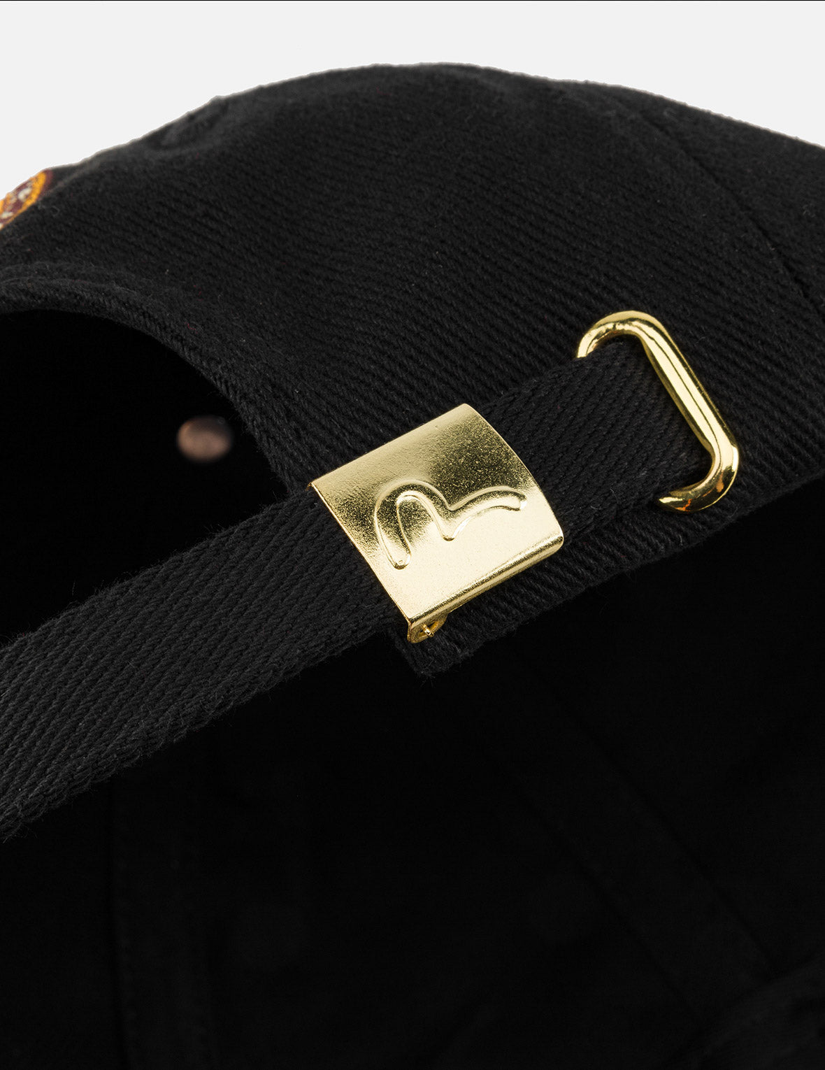 Evisu Logo Embroidery Cap - Black