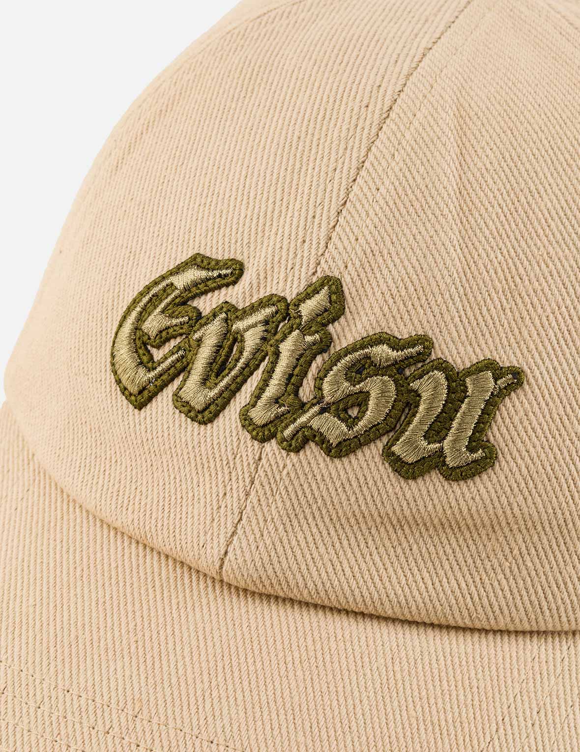 Evisu Logo Embroidery Cap - Beige