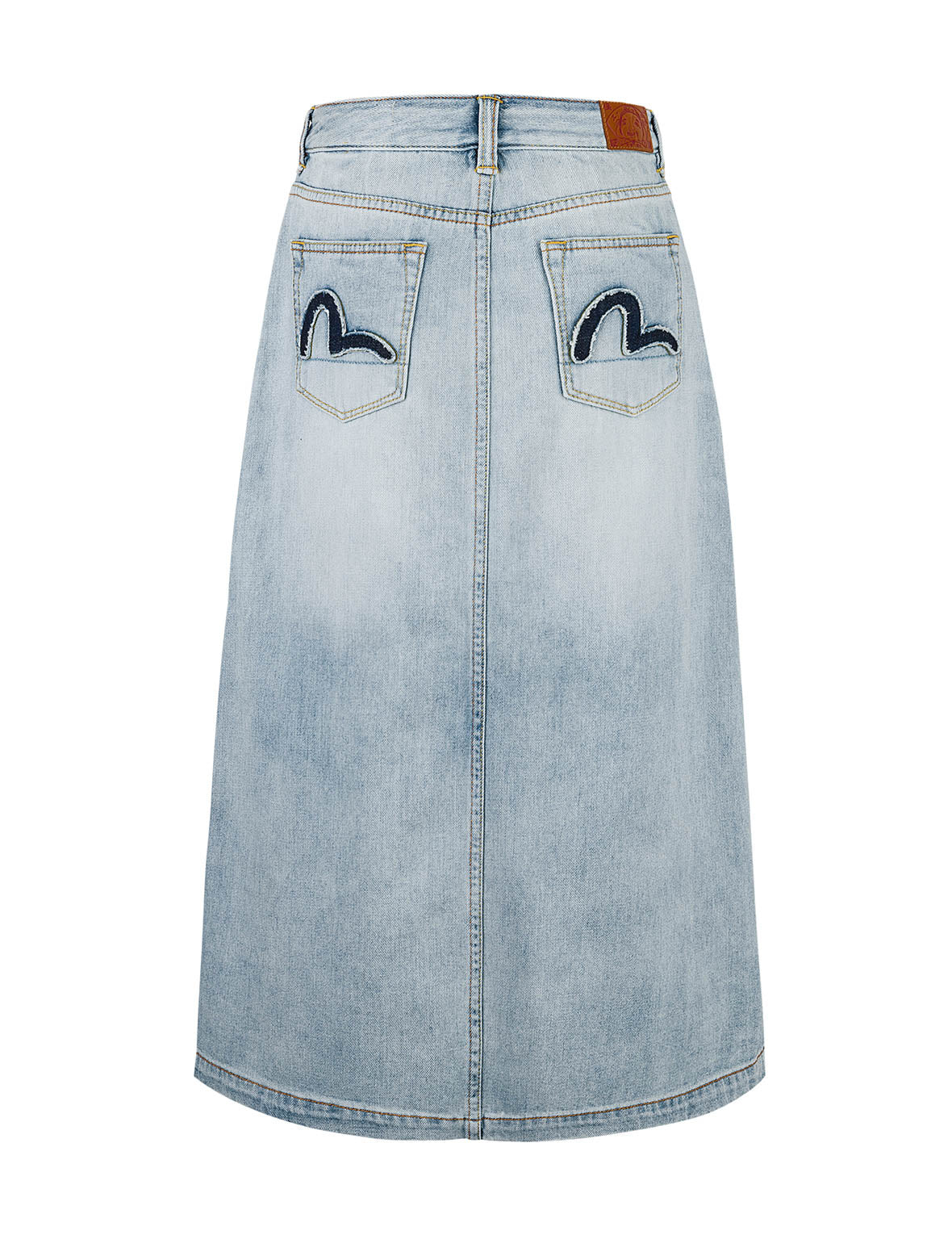 洗水解构海鸥时尚版型牛仔中裙