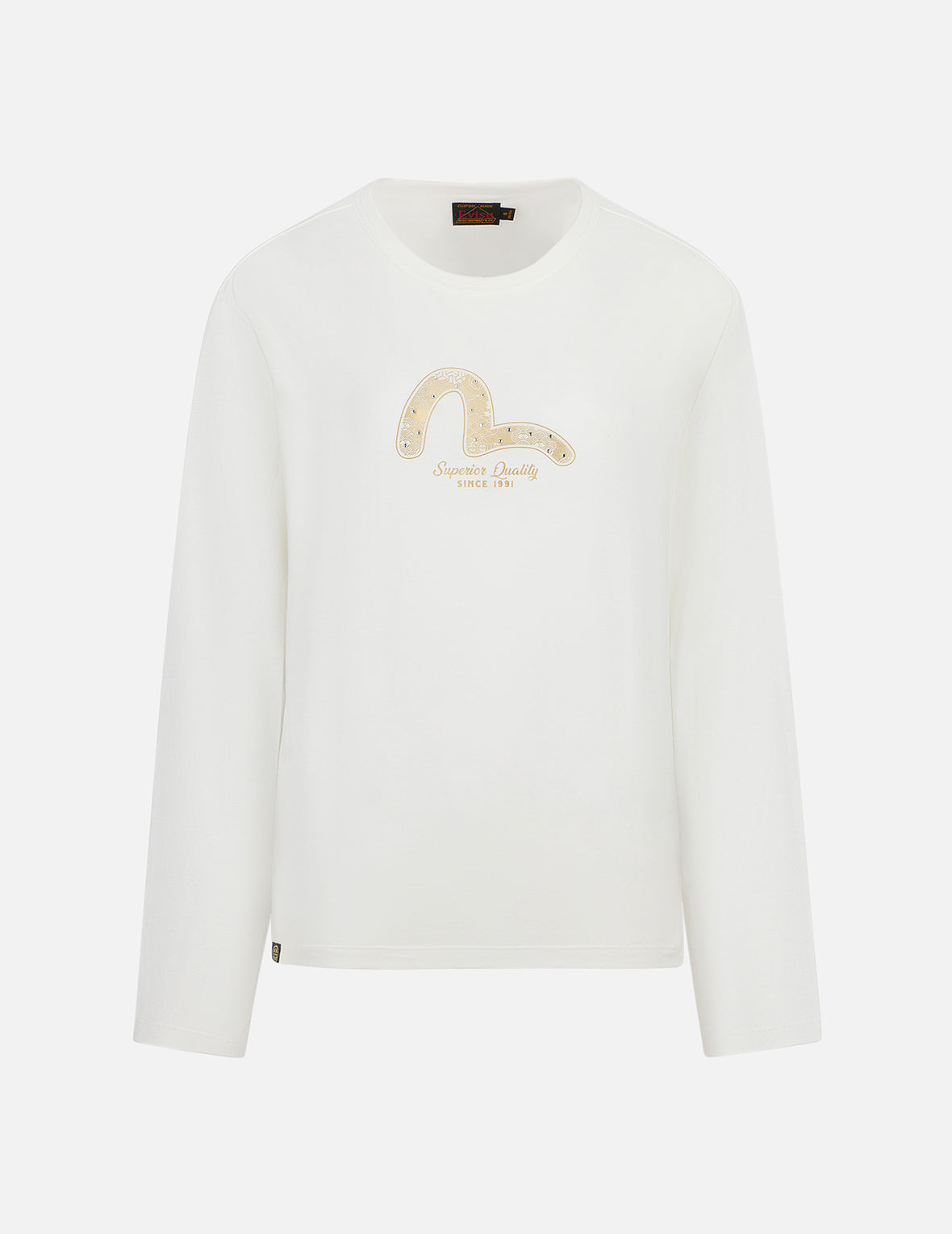 Seagull Foil Print with Studs Regular Fit T-shirt