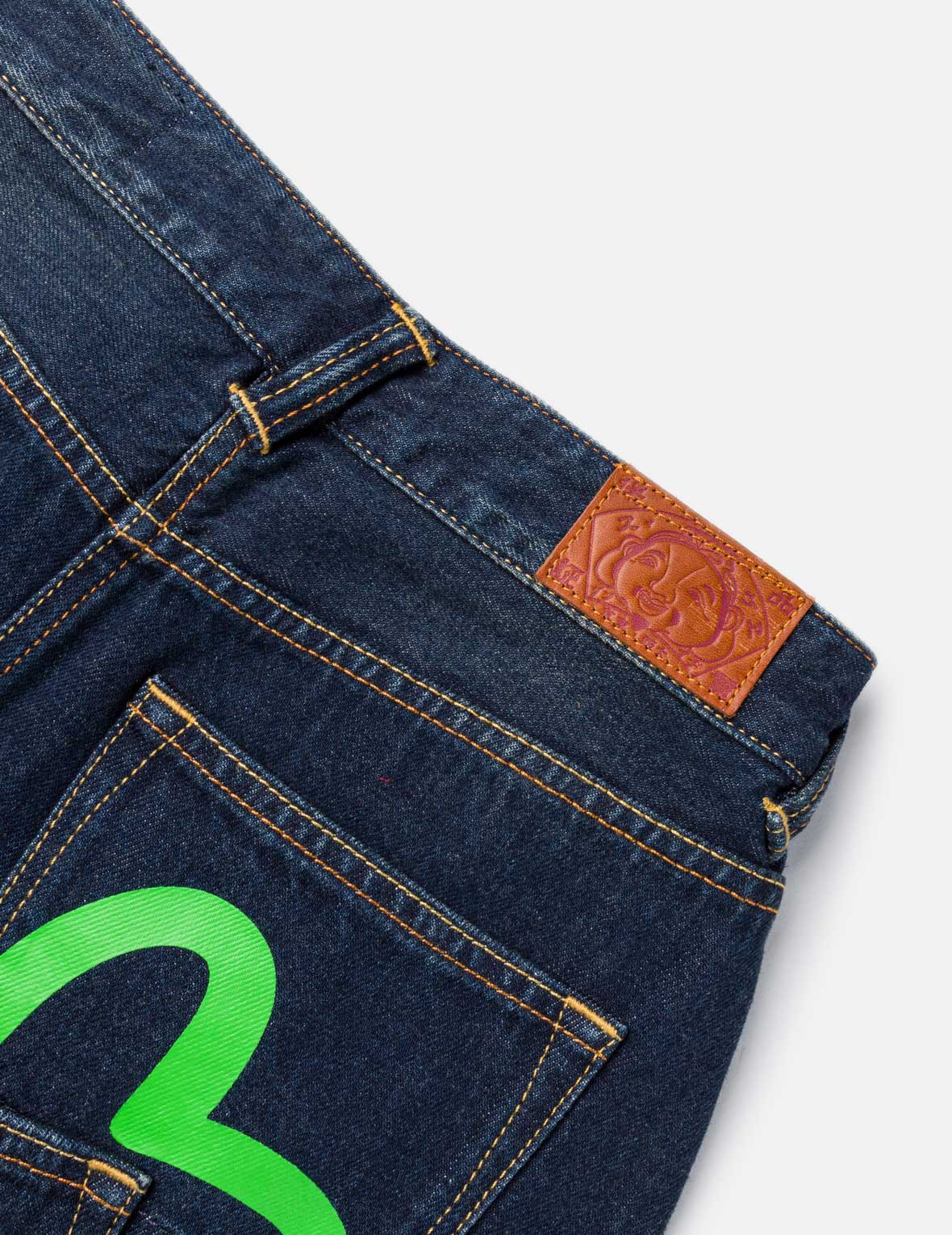 海鸥印花多口袋牛仔短裙