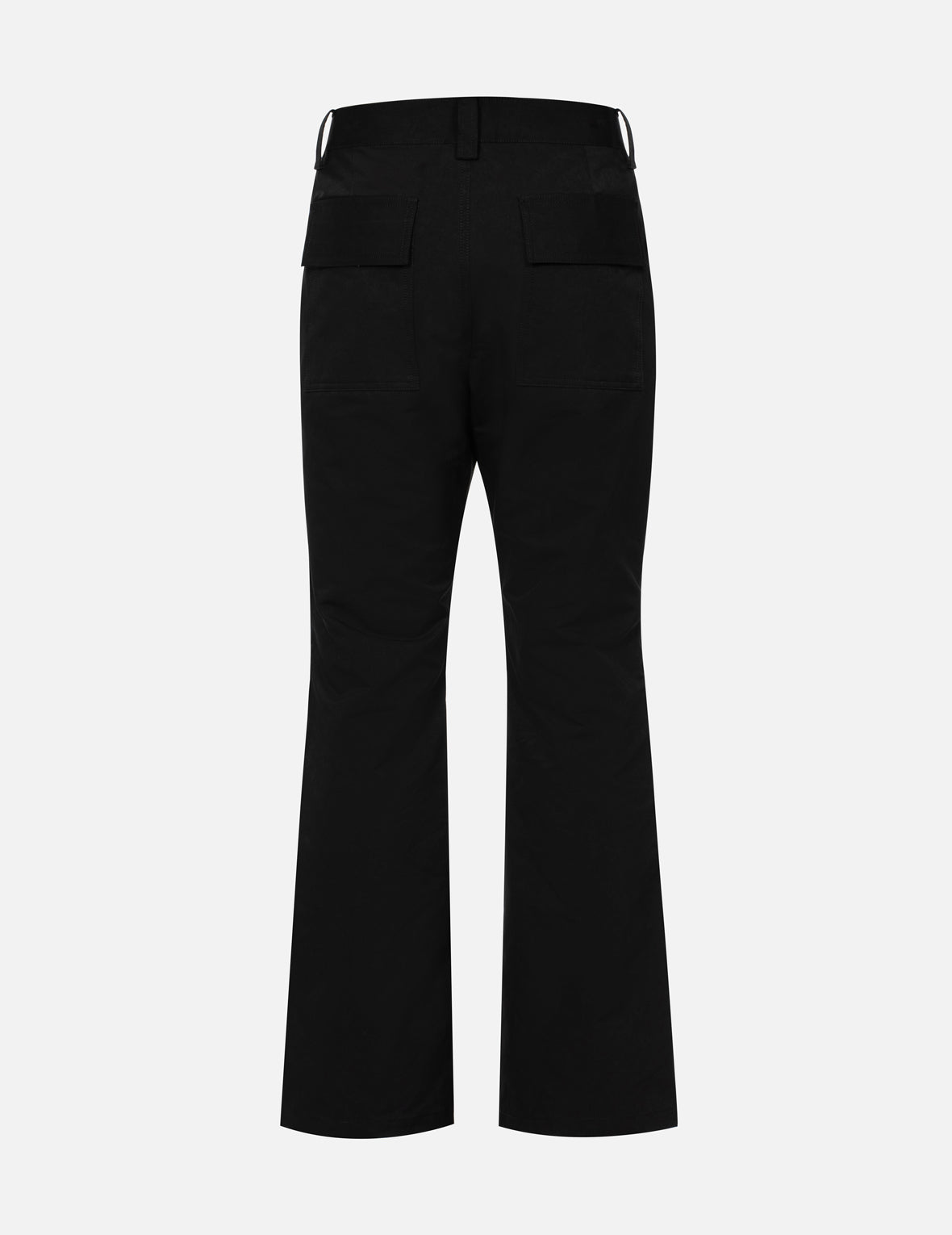 Seagull Embroidery and Multi-Pocket Regular Fit Bell Bottoms Pants