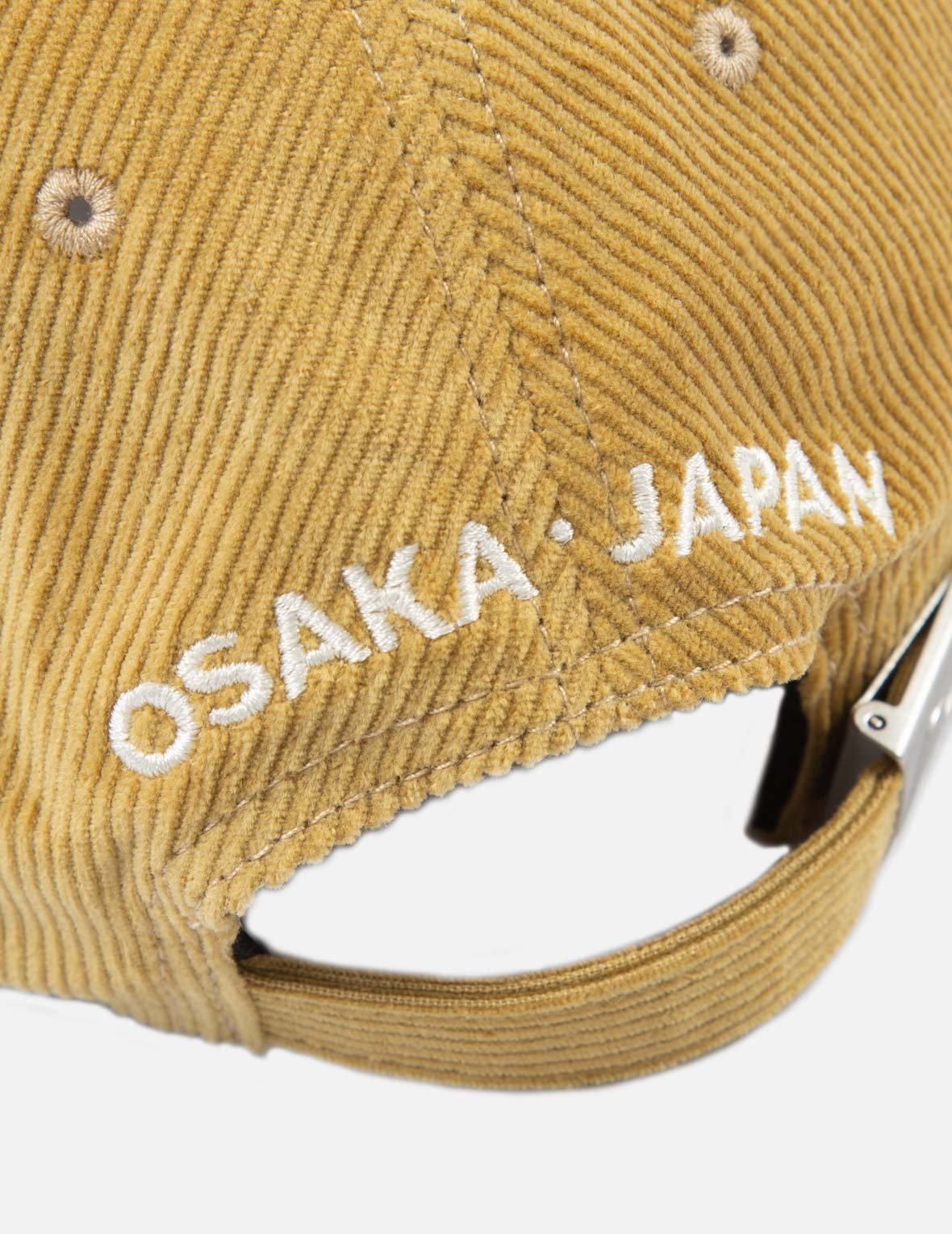 Seagull Embroidered Pocket Corduroy Cap