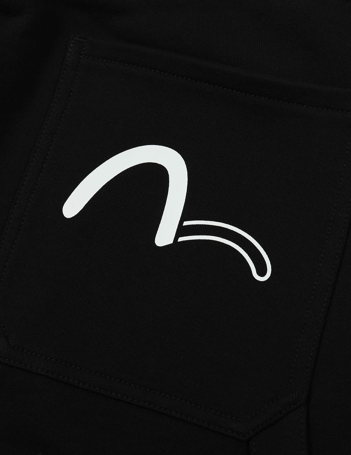 Logo and Seagull Print Sweat Shorts