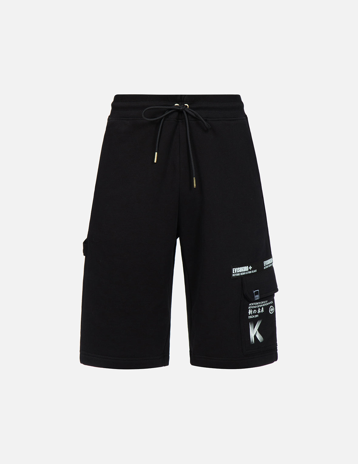 Logo and Seagull Print Sweat Shorts
