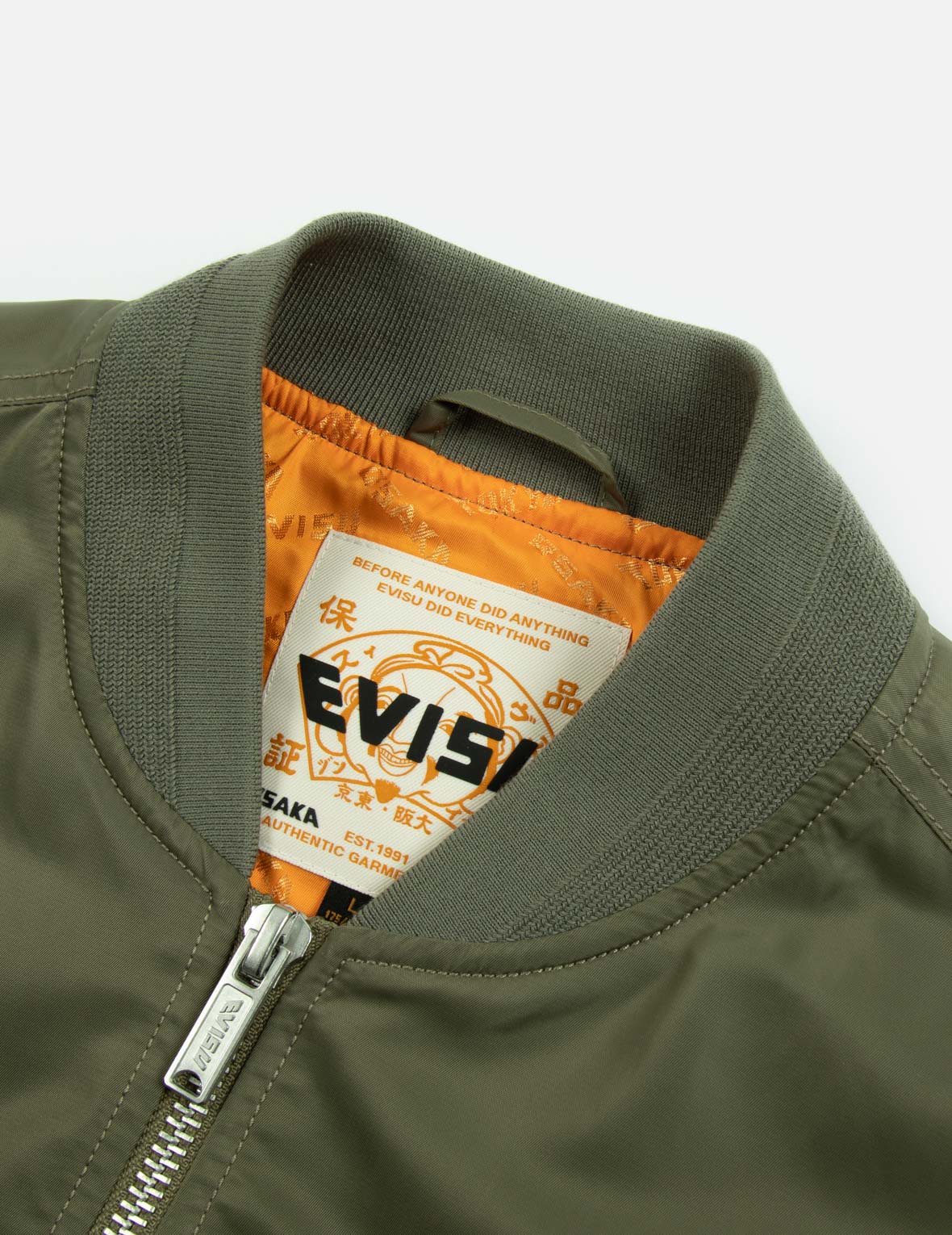 Logo and Kamon Embroidered MA-1 Bomber Jacket – EVISU