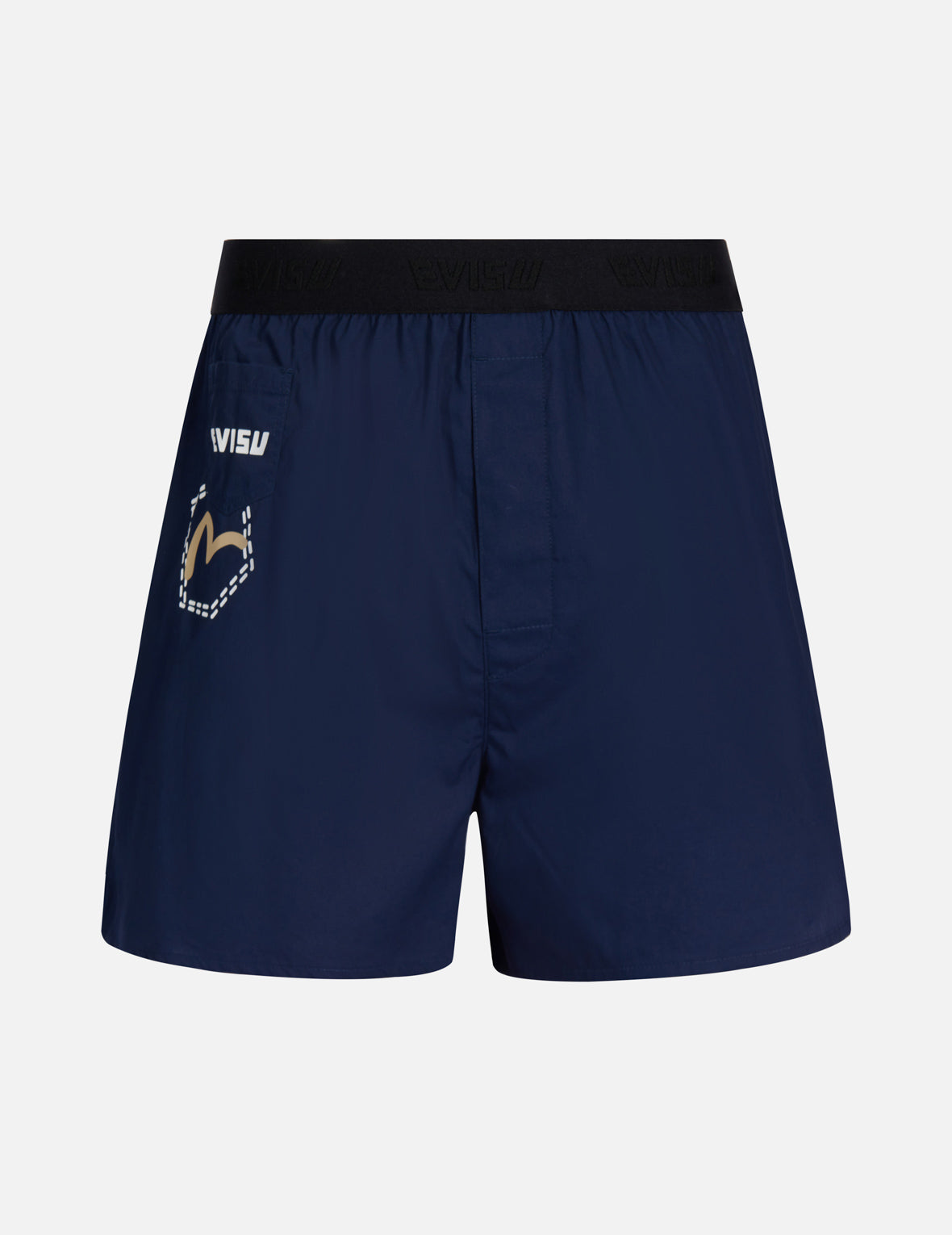 Pocket and Godhead Print Boxer Shorts